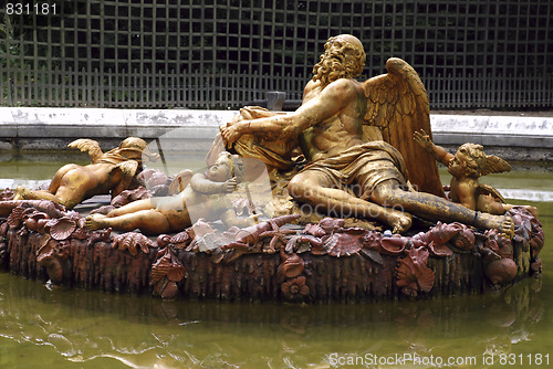 Image of bronze fountain