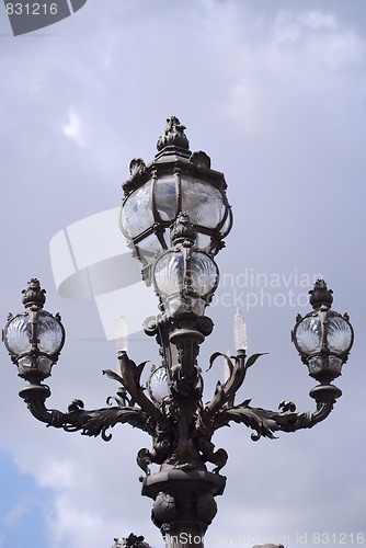 Image of paris street lamp