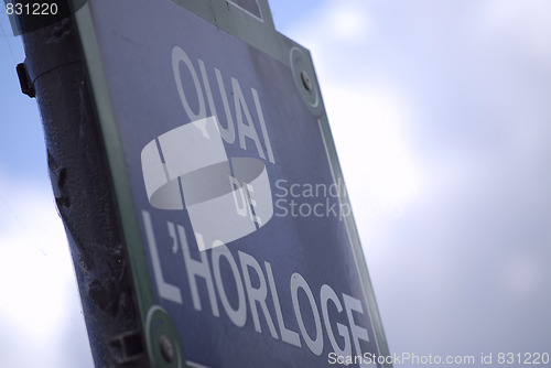 Image of street sign paris2