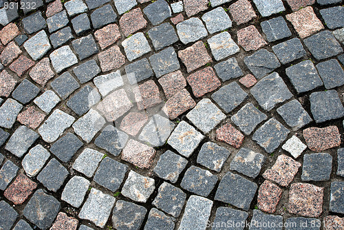 Image of Old cobblestone road