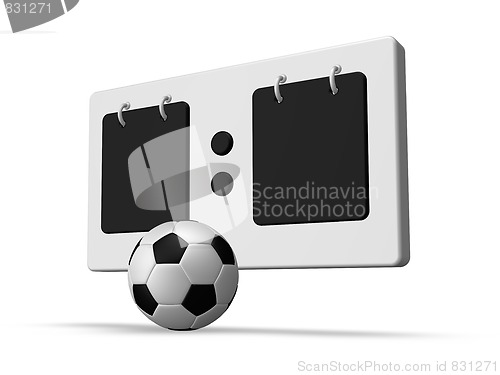 Image of soccer scoreboard