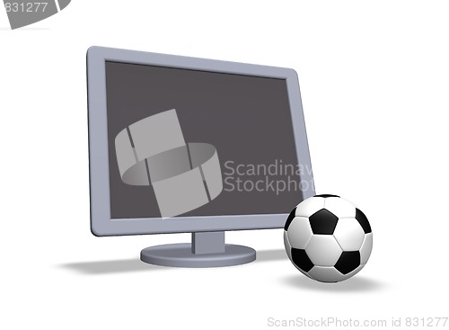 Image of soccer tv