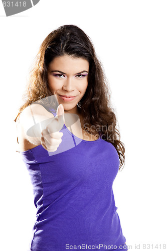 Image of Happy young woman