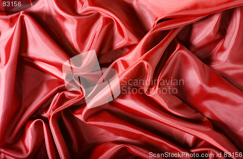 Image of Red satin background