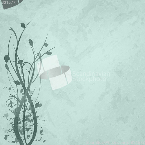 Image of Cyan Floral