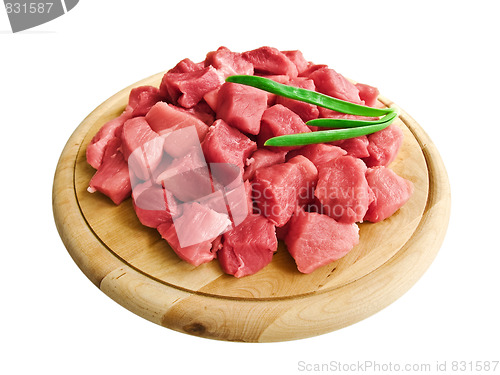 Image of meat with greens