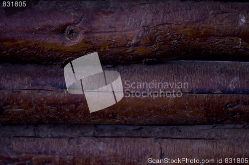 Image of wood logs pattern