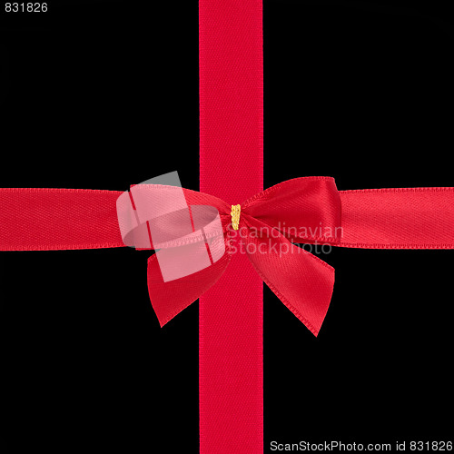 Image of Red Ribbons and Bow