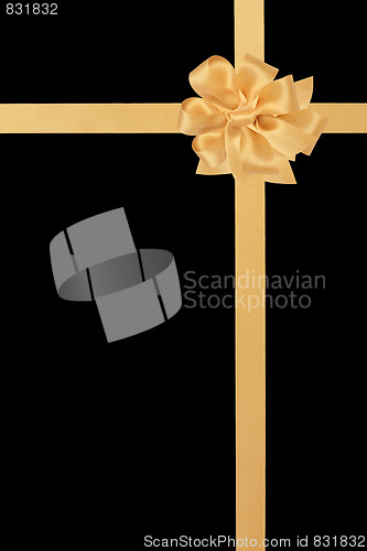 Image of Gold Bow and Ribbon