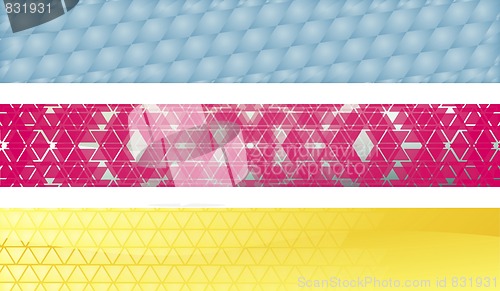 Image of Three web site banners