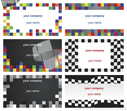 Image of Six business cards