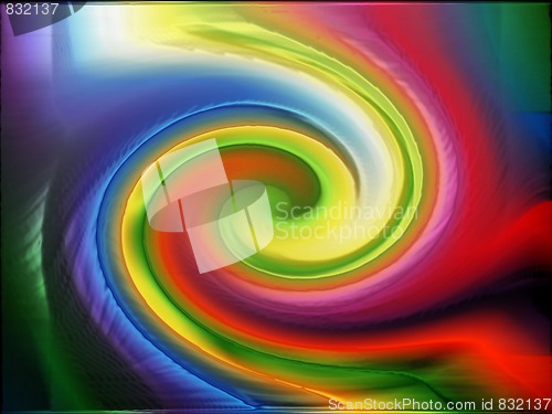 Image of rainbow color background