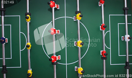 Image of table soccer background