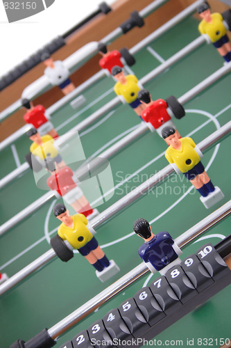Image of table soccer background