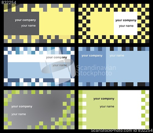 Image of Six business cards