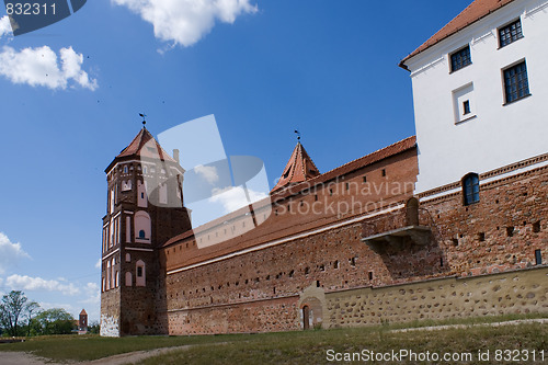 Image of Tower and Wall with balcony