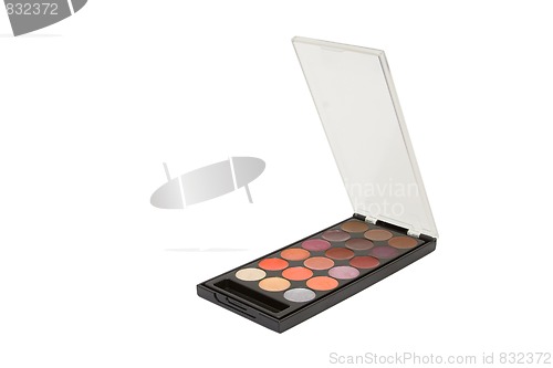 Image of eyeshadow palette isolated 