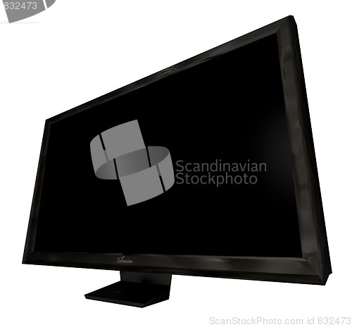 Image of television side angle