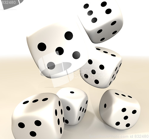 Image of white dice