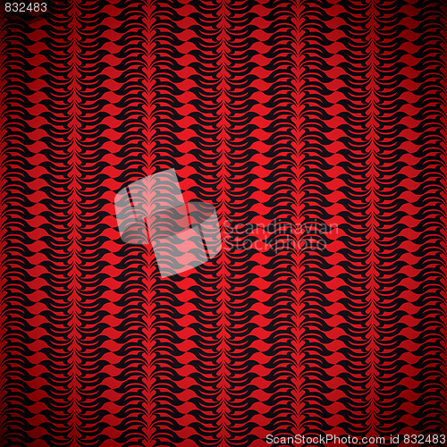 Image of link red seamless pattern