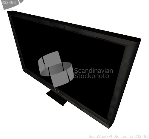 Image of television above angle