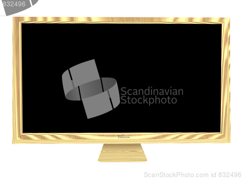 Image of wooden television