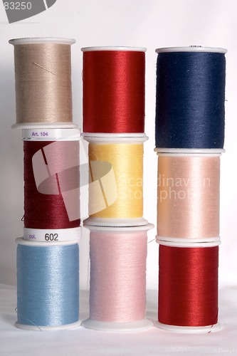 Image of Spools of thread