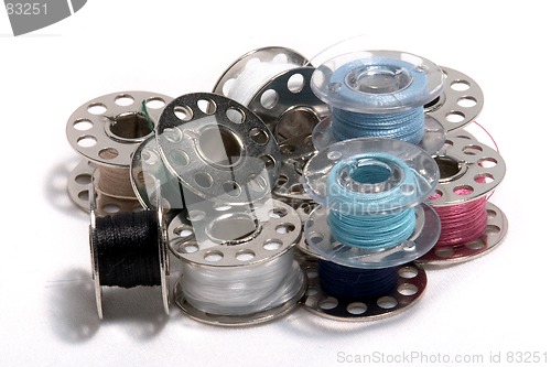 Image of Pile of bobbins