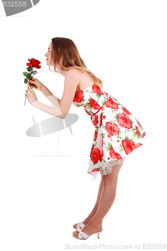 Image of Woman standing in studio.