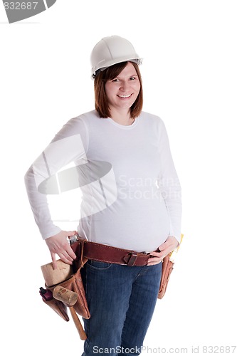 Image of Pregnant Construction Worker