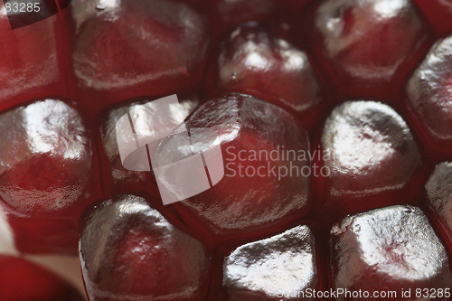 Image of Pomegranate Fruit Abstract