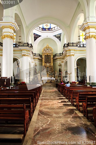 Image of Church interior in Puerto Vallarta, Jalisco, Mexico