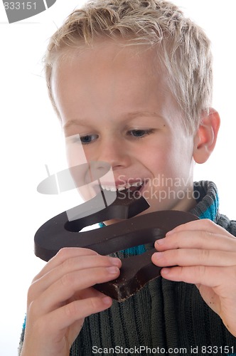Image of Nice Chocolate Letter
