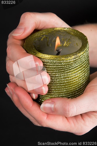 Image of Holding A Candle