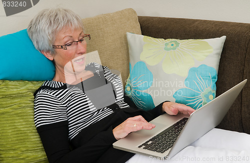 Image of Senior Woman On A Laptop - 5