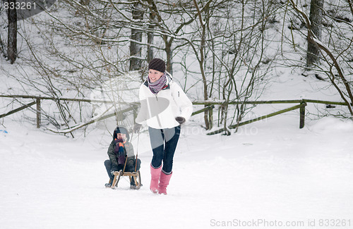 Image of Having Fun In The Snow