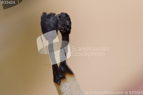 Image of burned matches