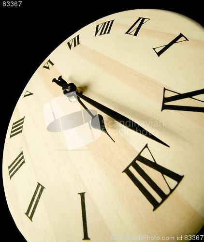 Image of Wooden clock