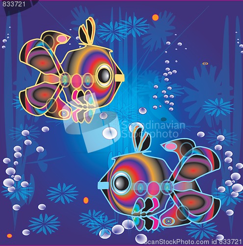 Image of fishes in ocean
