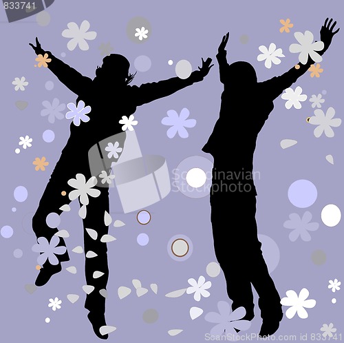 Image of jumping people