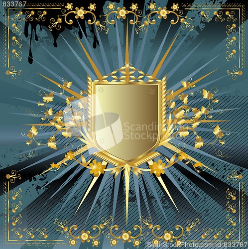 Image of golden shield