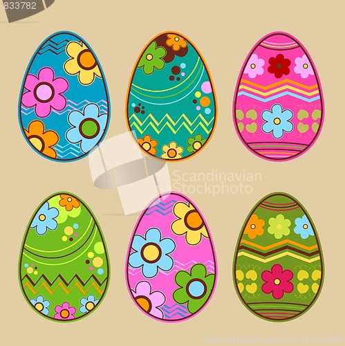 Image of easter eggs