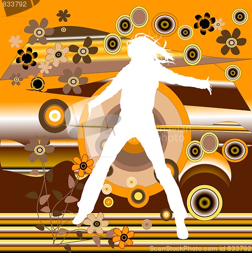 Image of jumping woman