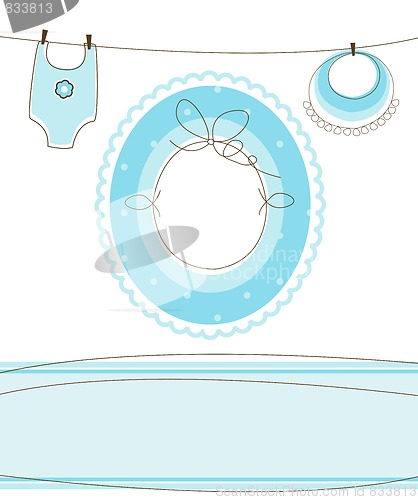 Image of baby boy arrival design