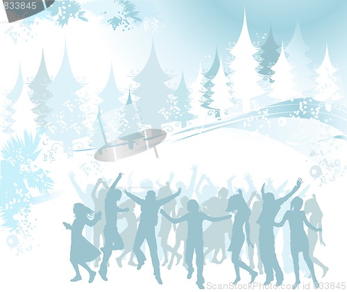 Image of Christmas composition