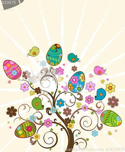 Image of easter tree