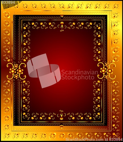 Image of floral frame