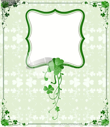 Image of St. Patrick`s Day frame 