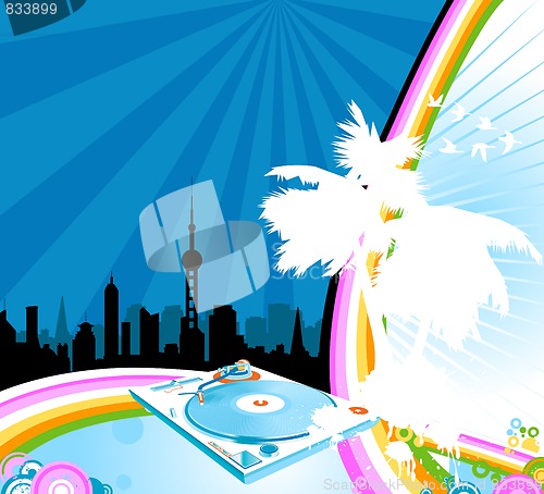 Image of urban rainbow