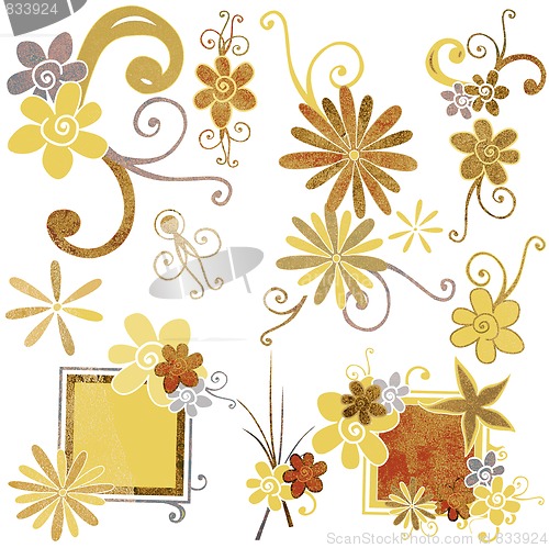 Image of floral elements